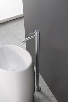 40MM - Floor standing single handle stainless steel washbasin mixer by Rubinetterie Treemme - view 3